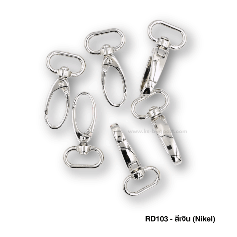 คอหมา รหัส RD103 สีเงิน (nikel)