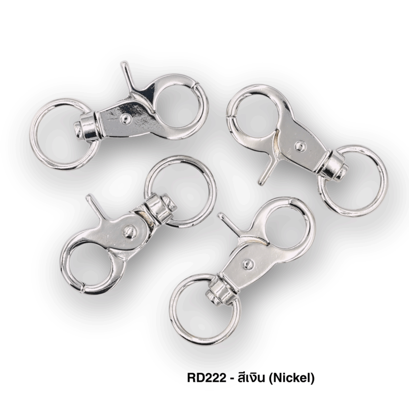 rd222n (2) คอหมา รหัส RD222 สีเงิน (nikel)